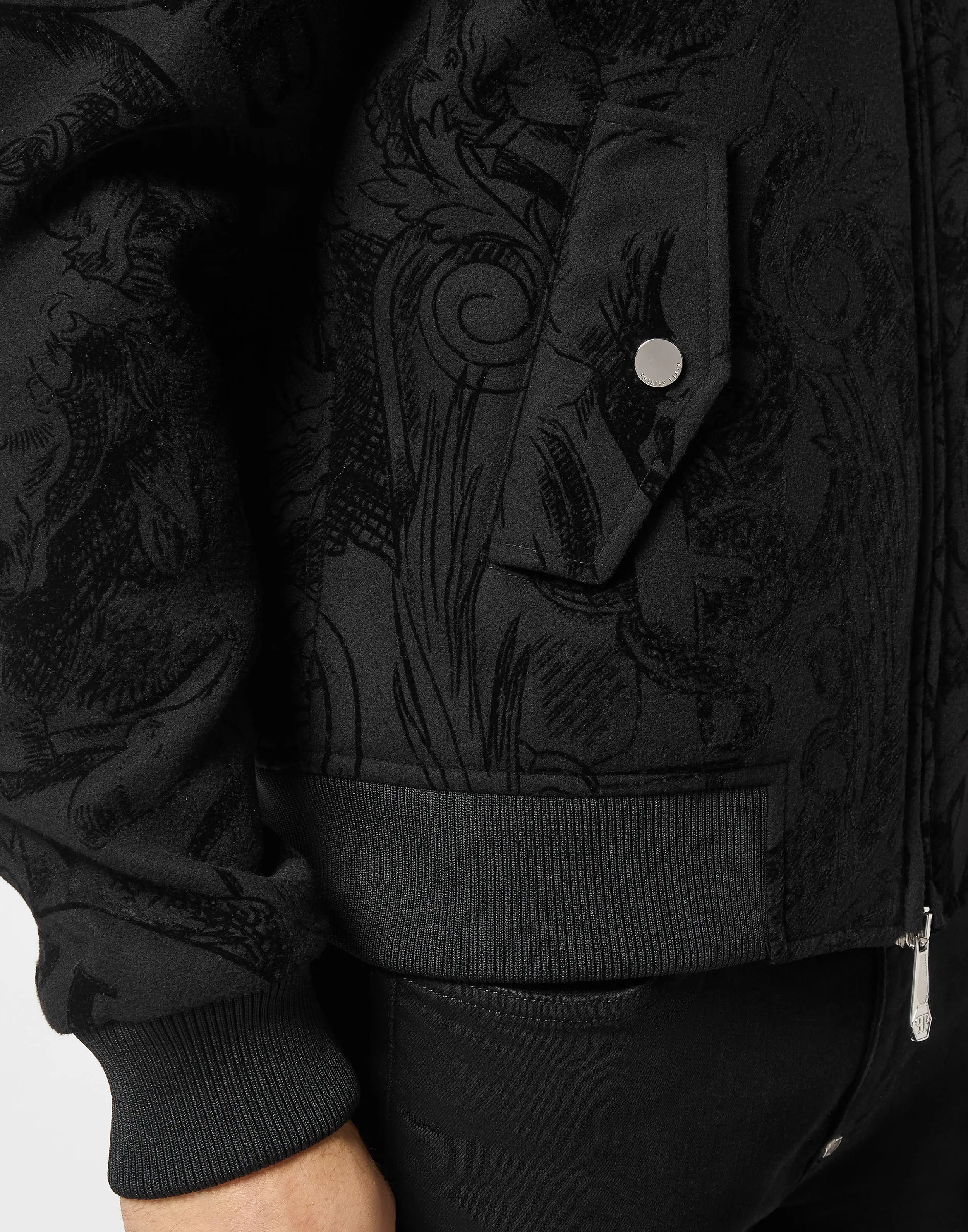 Бомбер шерстяной