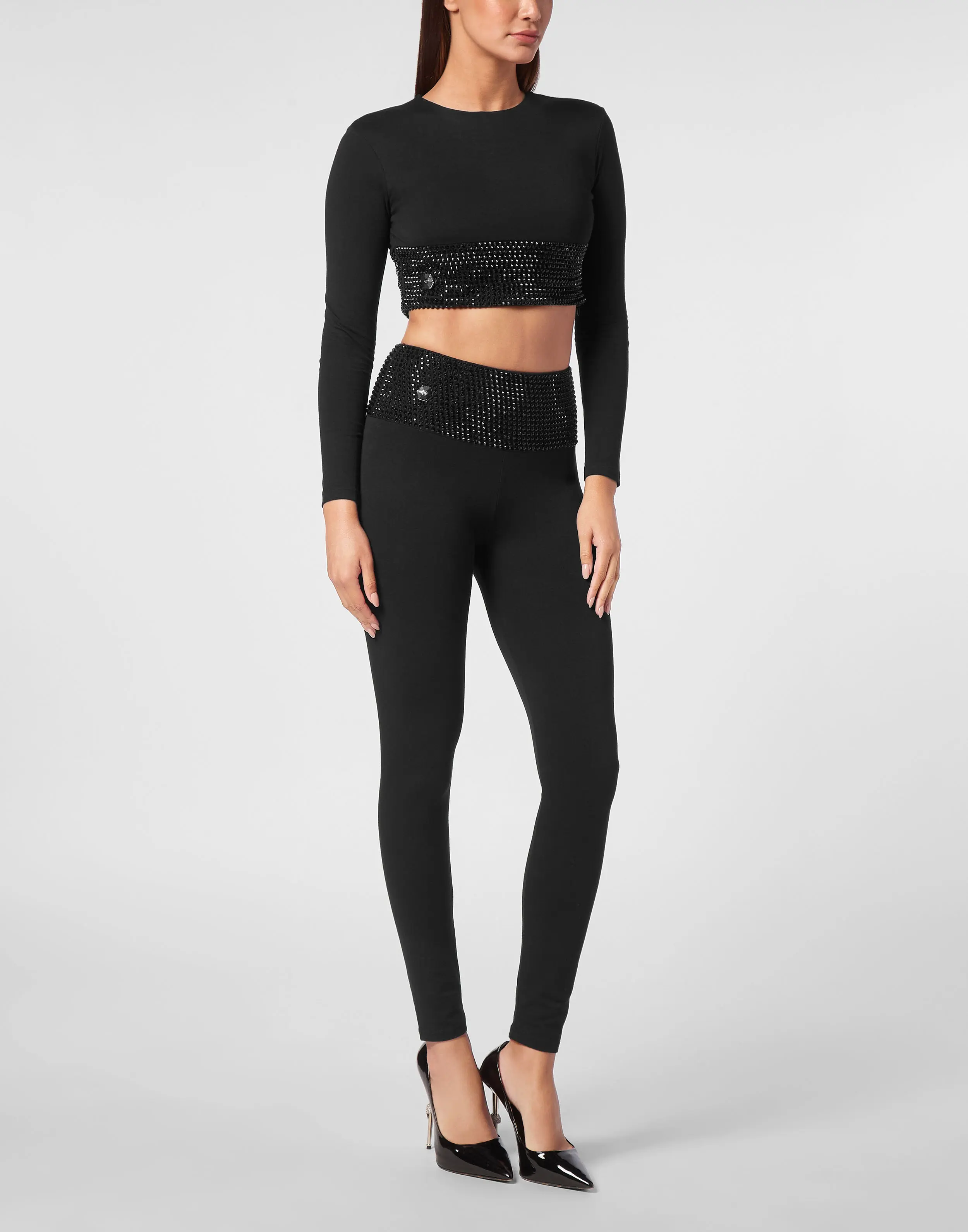 Топ со стразами