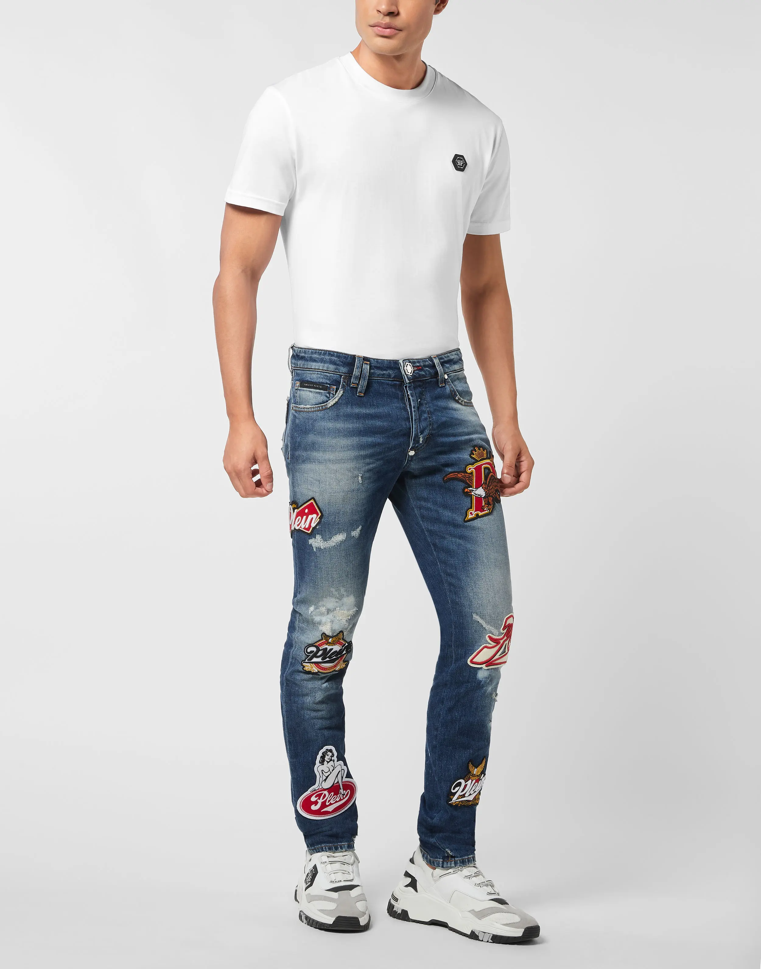 Джинсы хлопковые