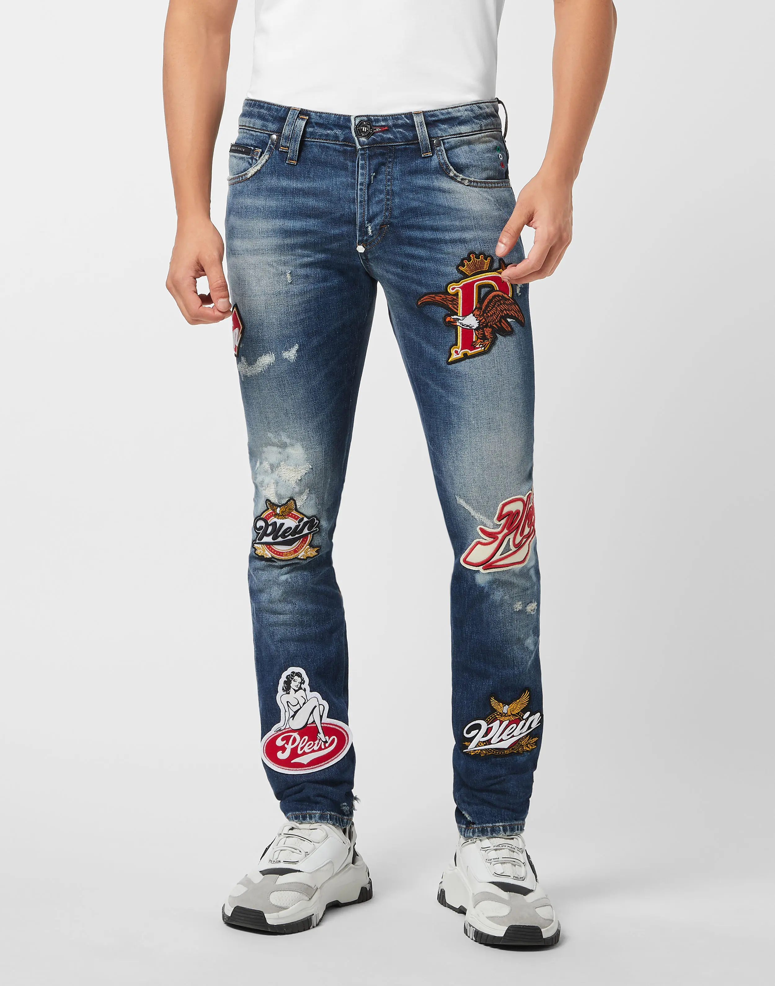 Джинсы хлопковые