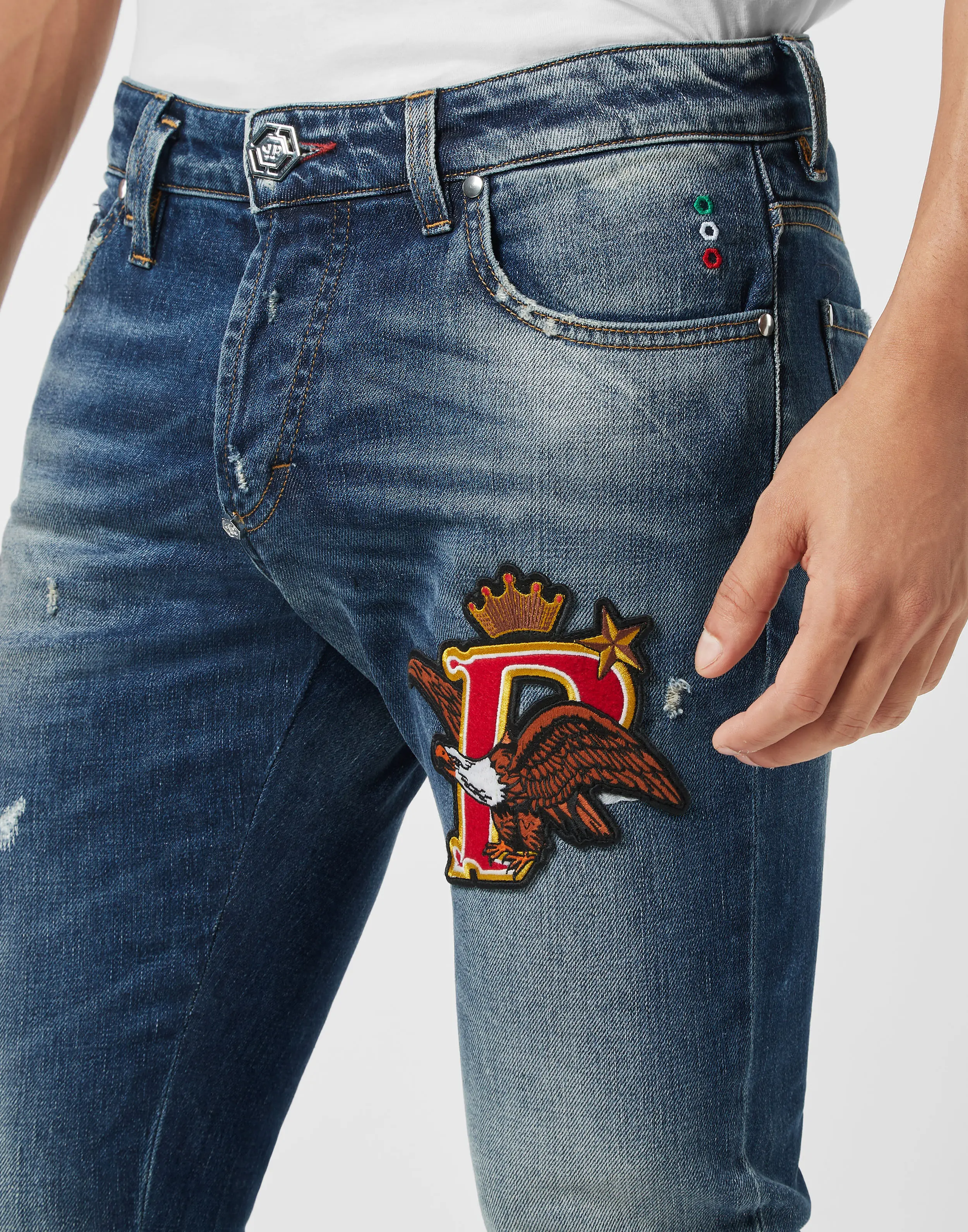 Джинсы хлопковые