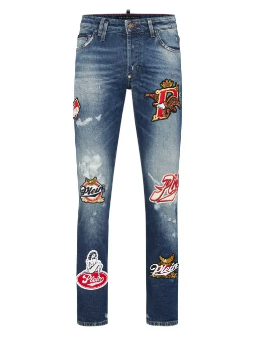 Джинсы хлопковые PHILIPP PLEIN