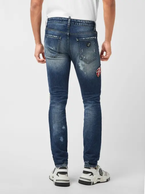 Джинсы хлопковые PHILIPP PLEIN