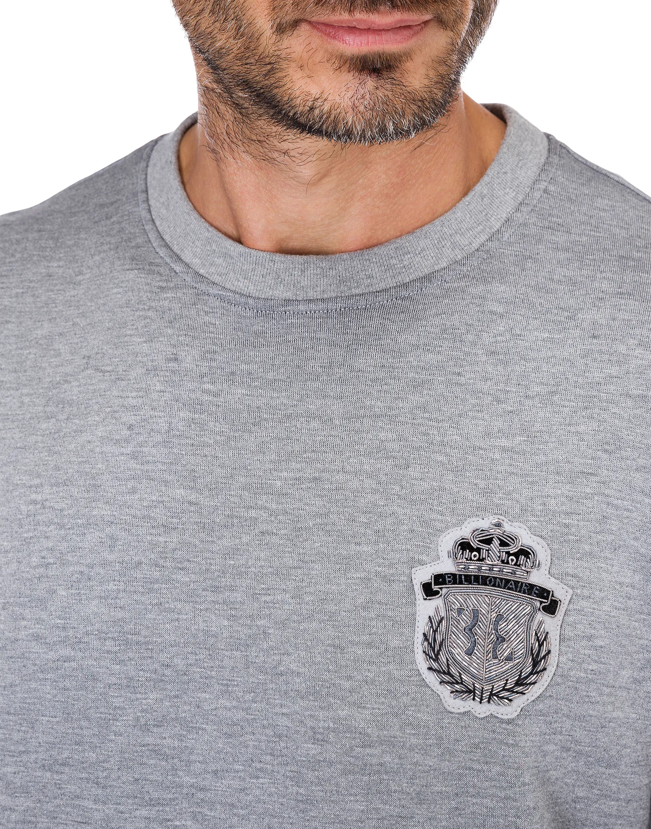 Толстовка из шерсти и шелка