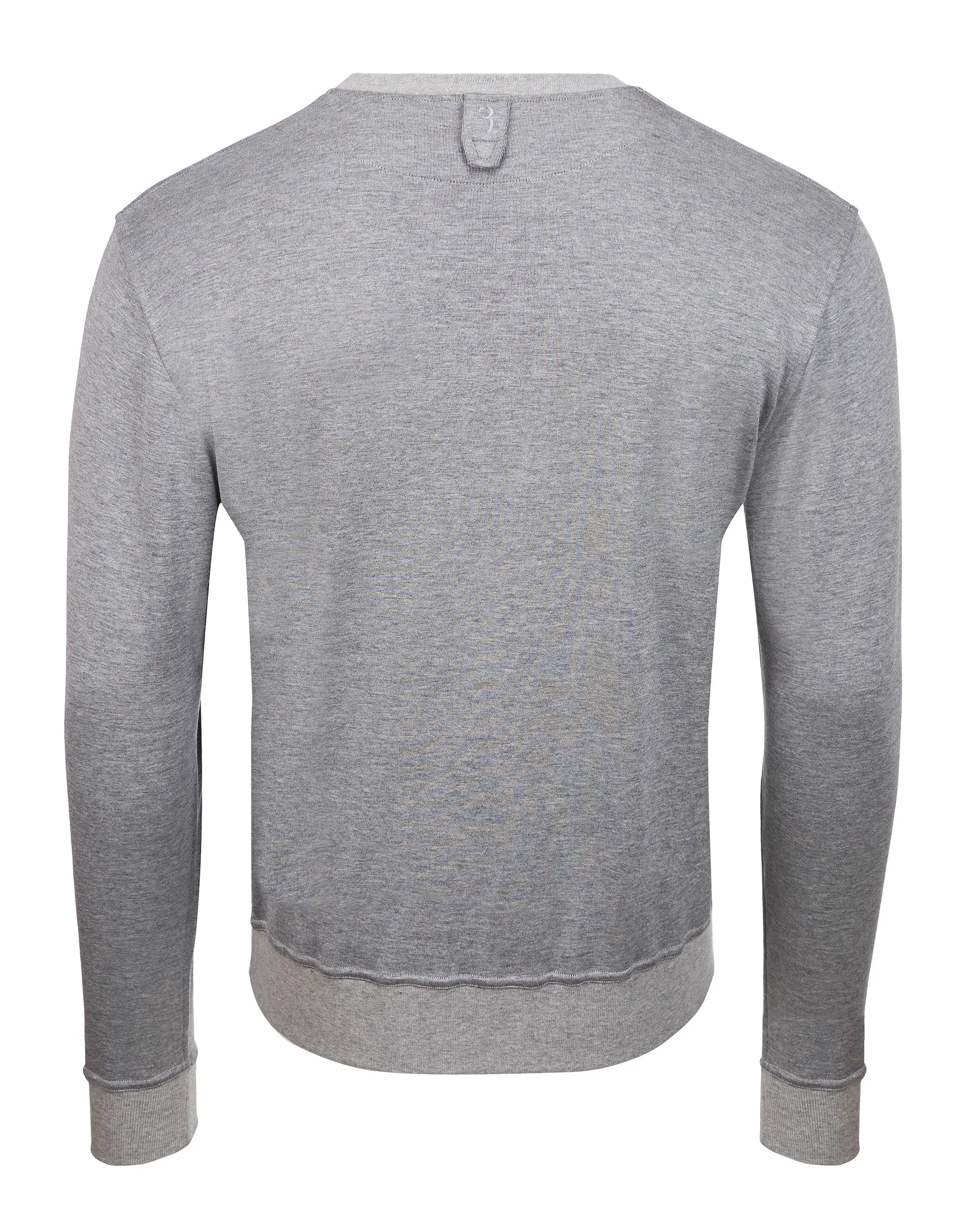 Толстовка из шерсти и шелка