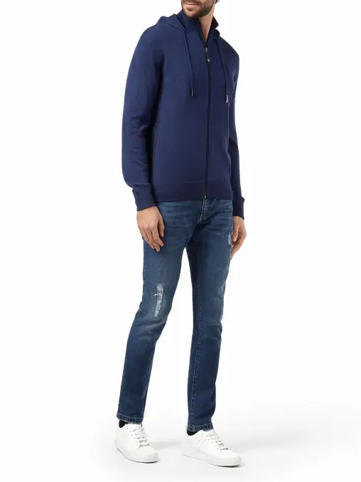 Олимпийка из шерсти и шелка BILLIONAIRE