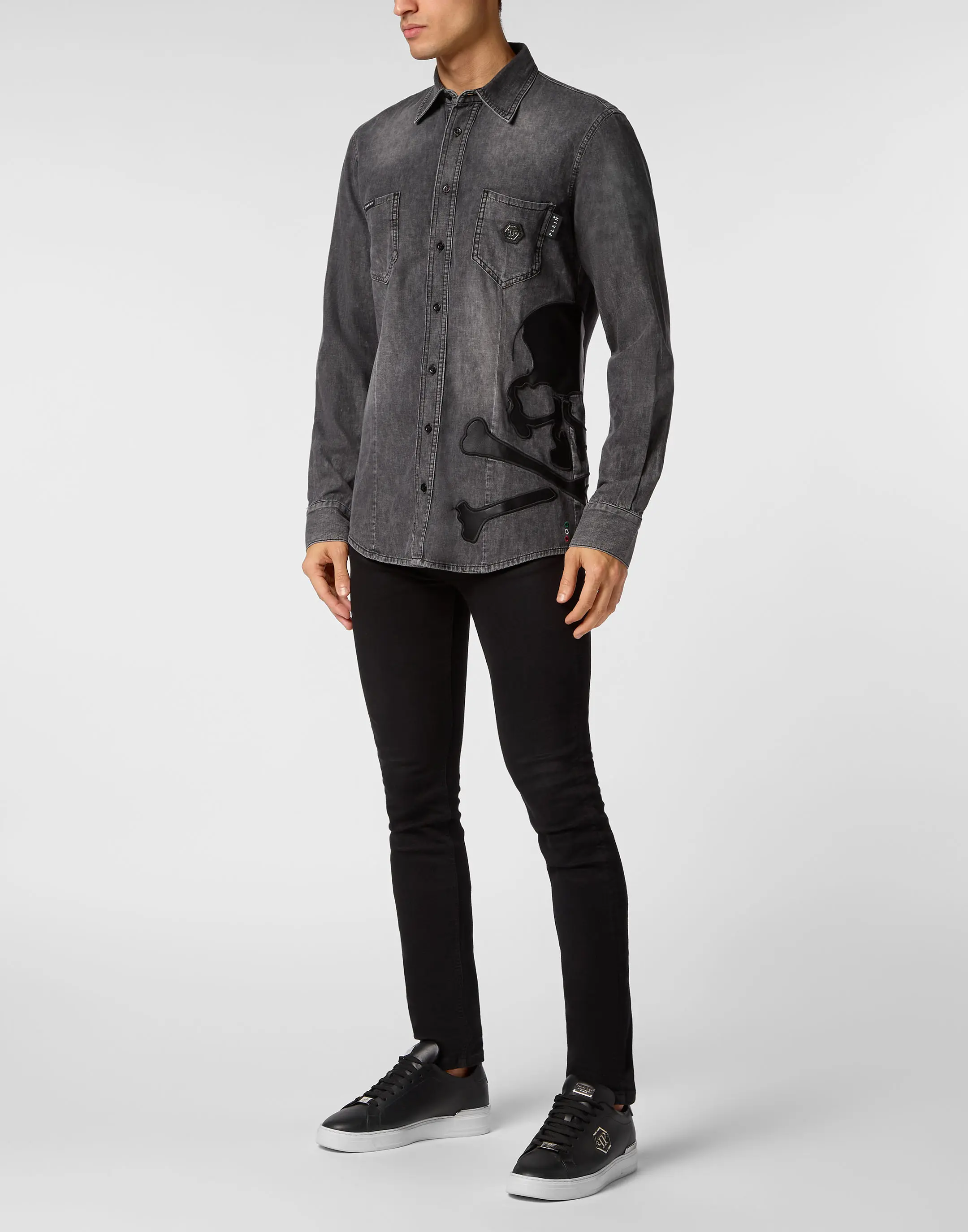 Рубашка джинсовая