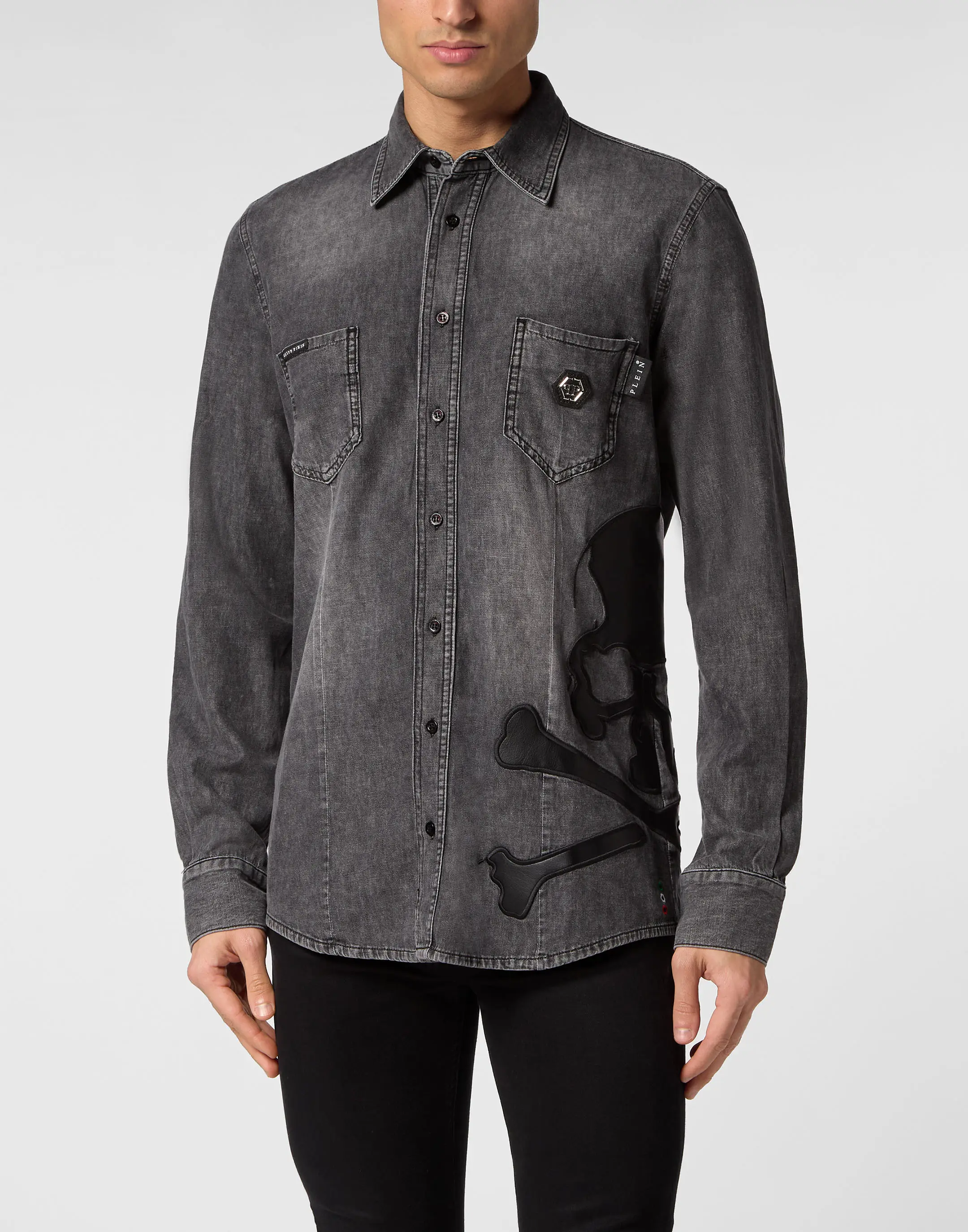 Рубашка джинсовая