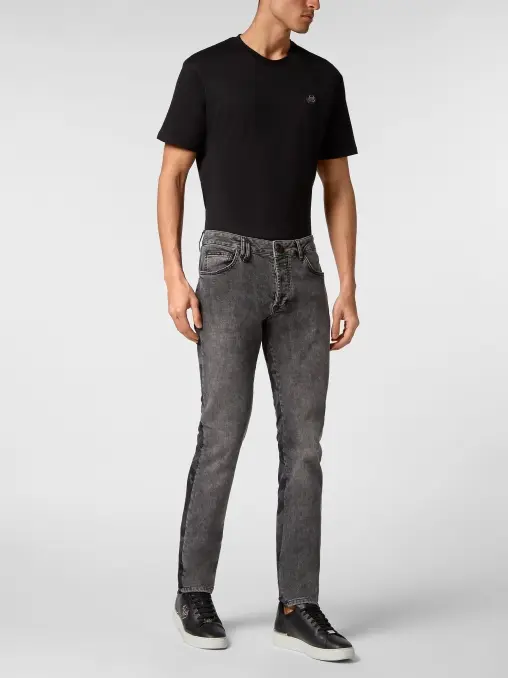 Джинсы хлопковые PHILIPP PLEIN