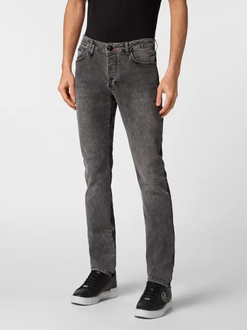 Джинсы хлопковые PHILIPP PLEIN