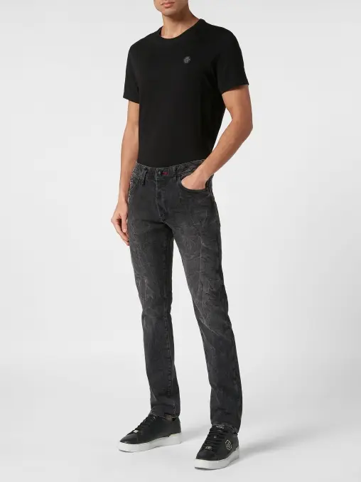 Джинсы хлопковые PHILIPP PLEIN