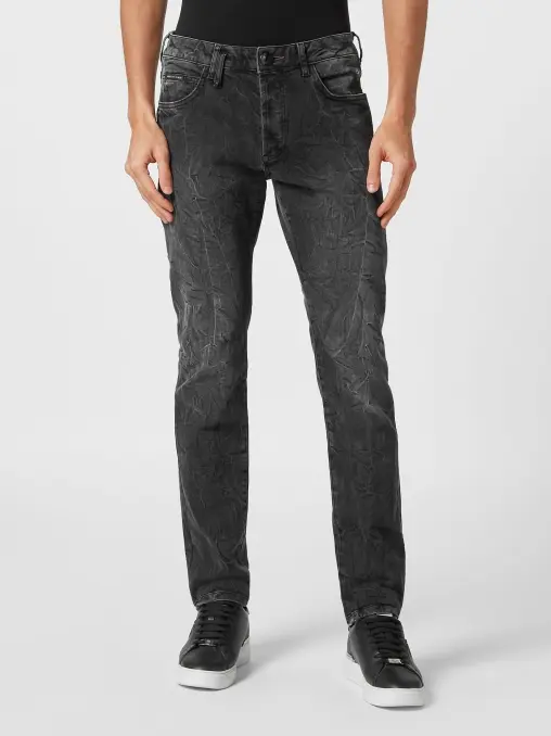 Джинсы хлопковые PHILIPP PLEIN