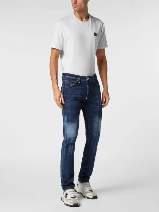 Джинсы хлопковые PHILIPP PLEIN