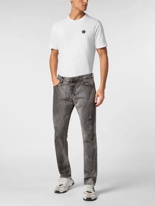 Джинсы хлопковые PHILIPP PLEIN