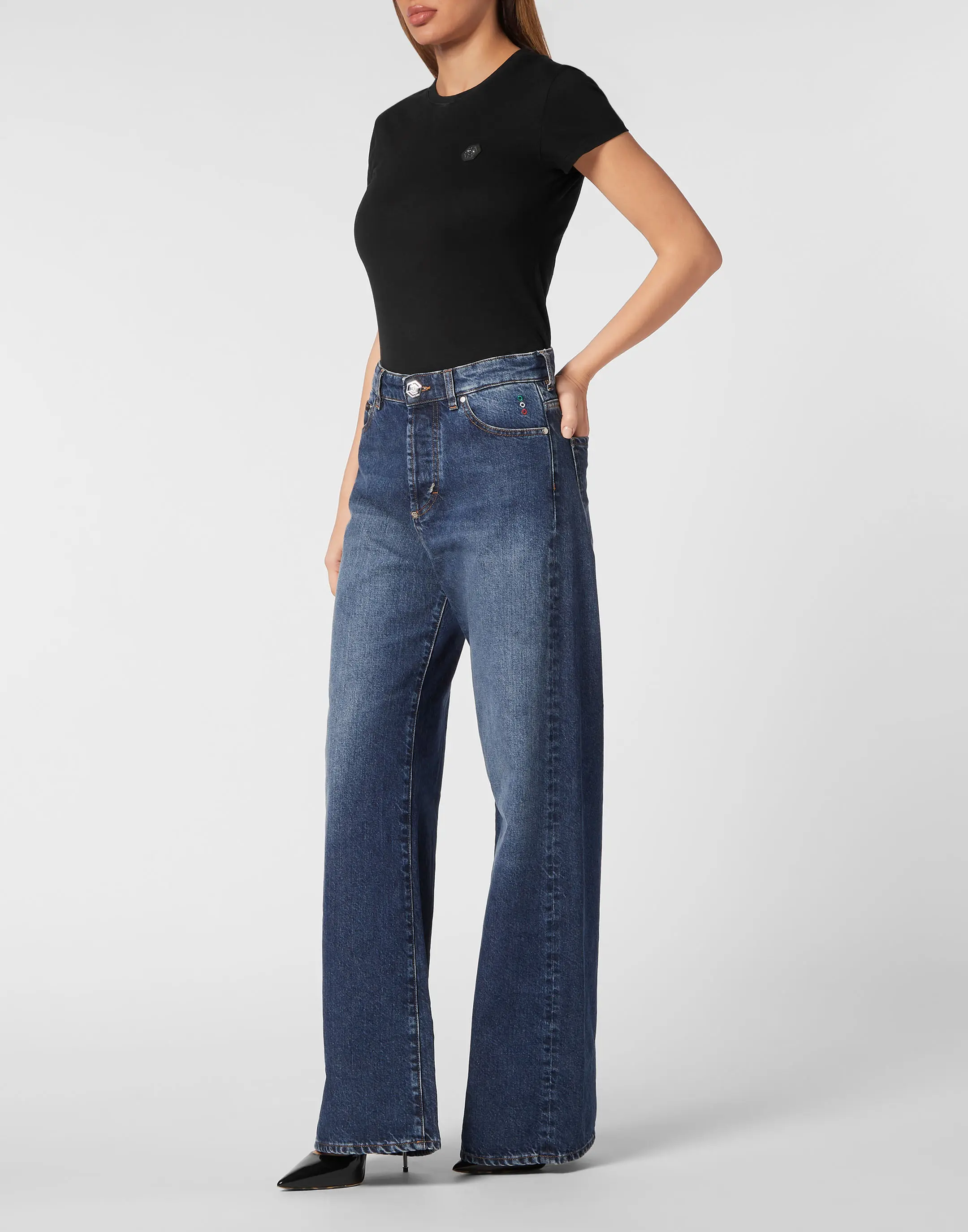 Джинсы хлопковые