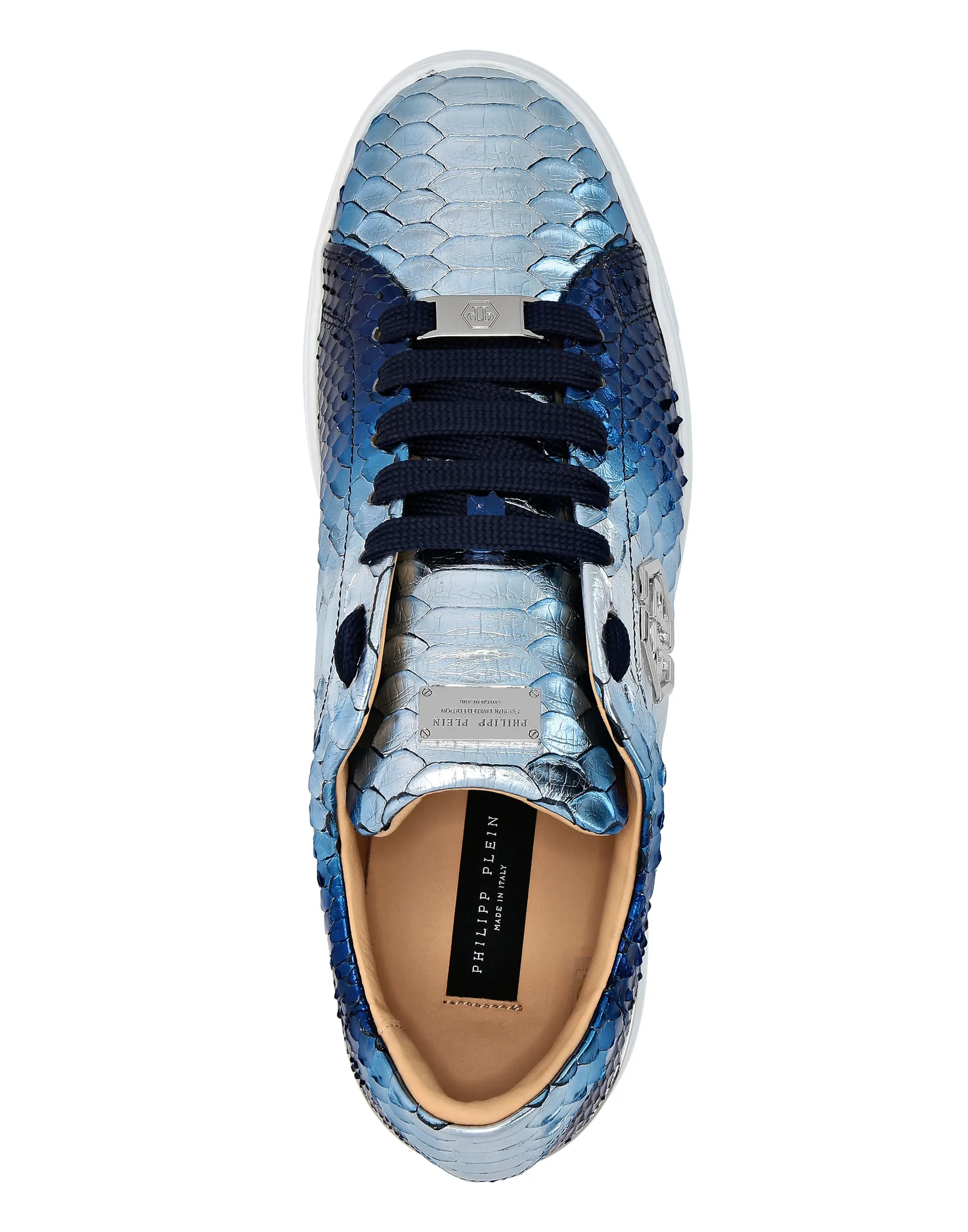 Кеды из кожи питона