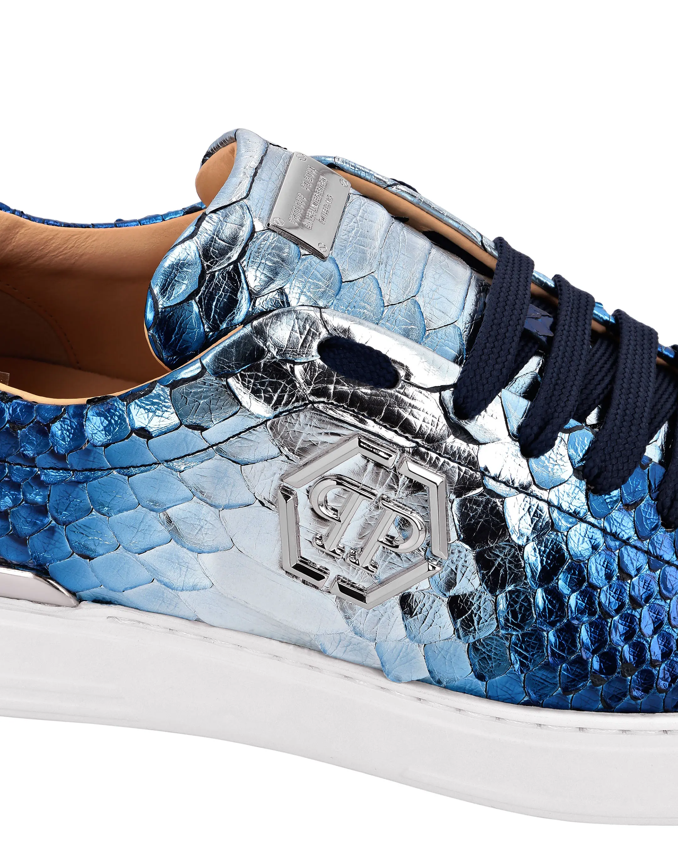 Кеды из кожи питона