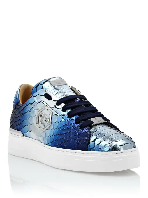 Кеды из кожи питона PHILIPP PLEIN