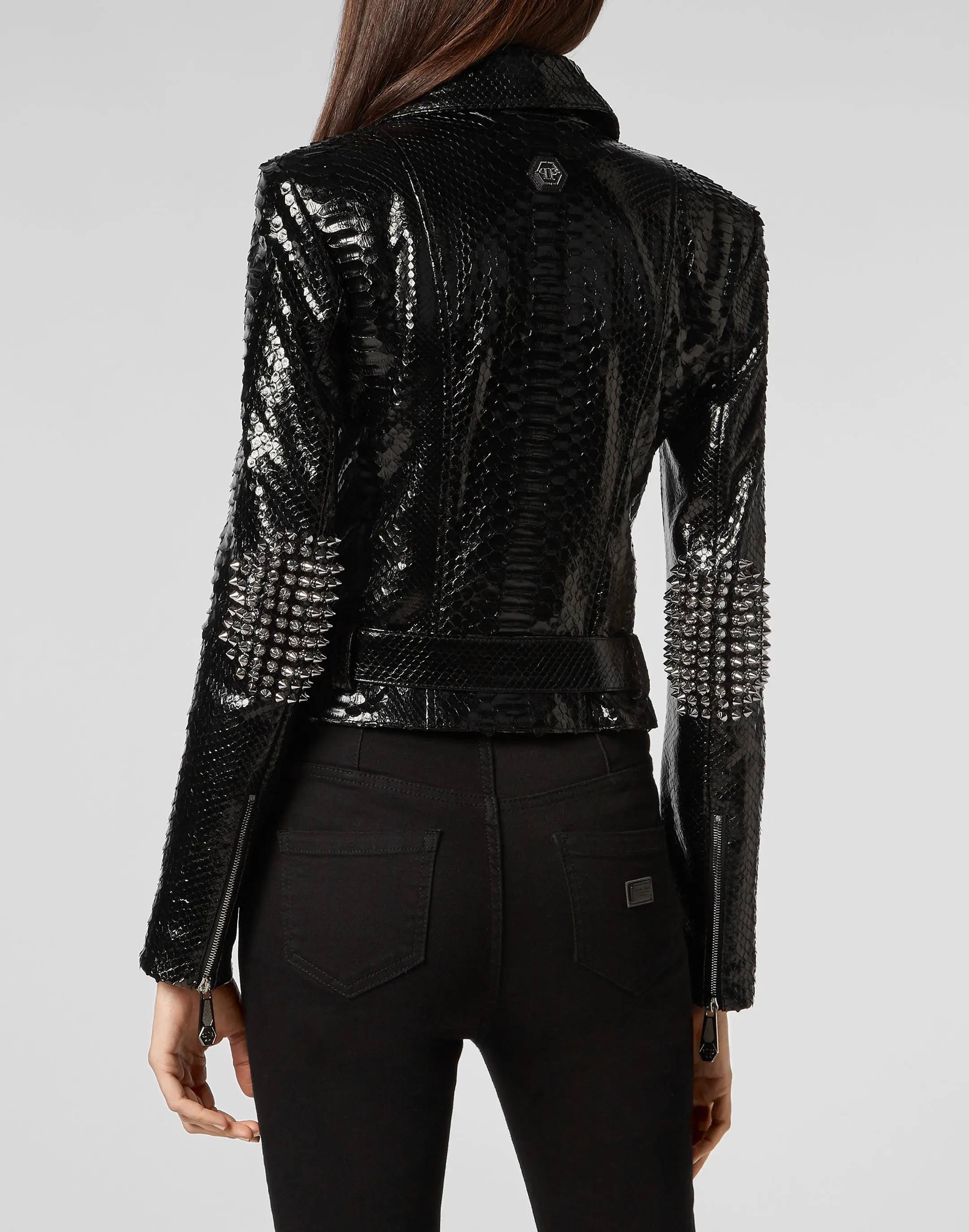 Куртка из кожи питона