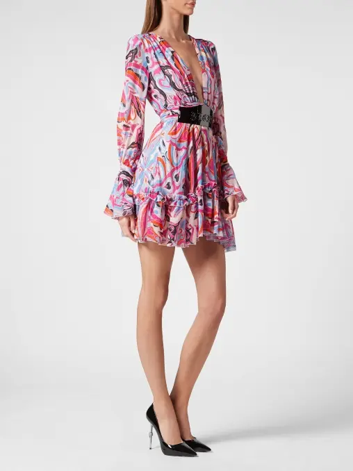 Платье из вискозы PHILIPP PLEIN