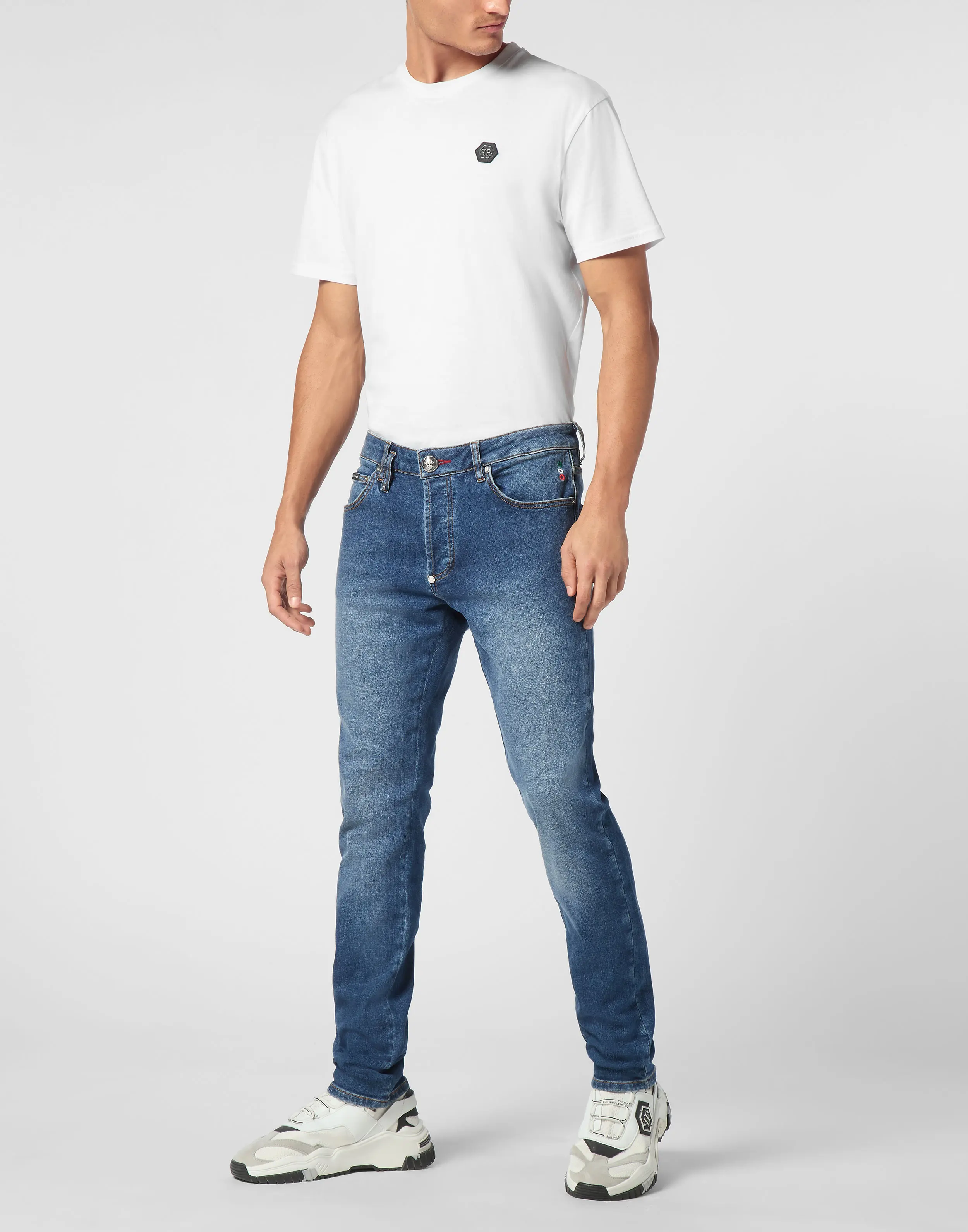 Джинсы хлопковые