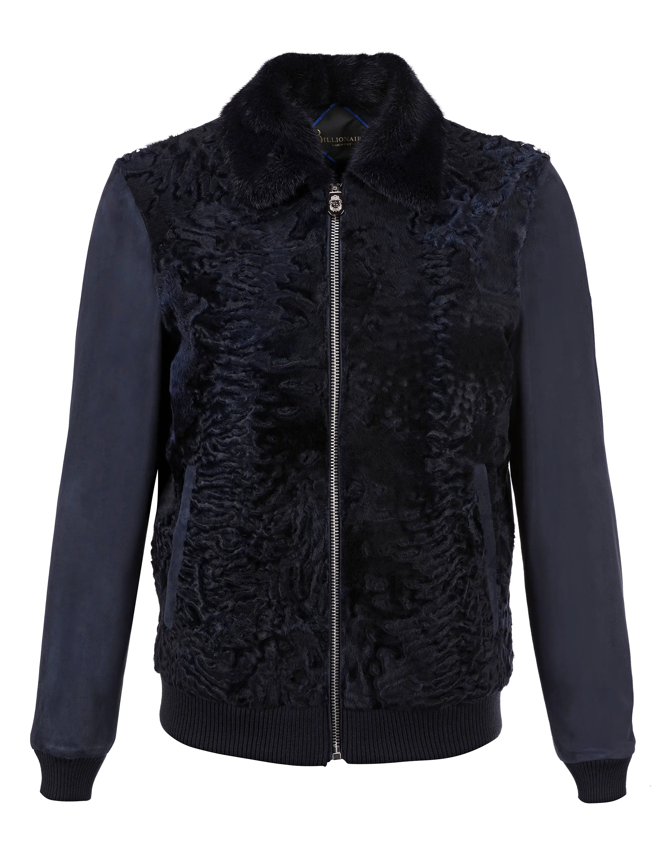 Бомбер с каракулем