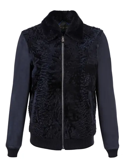 Бомбер с каракулем BILLIONAIRE