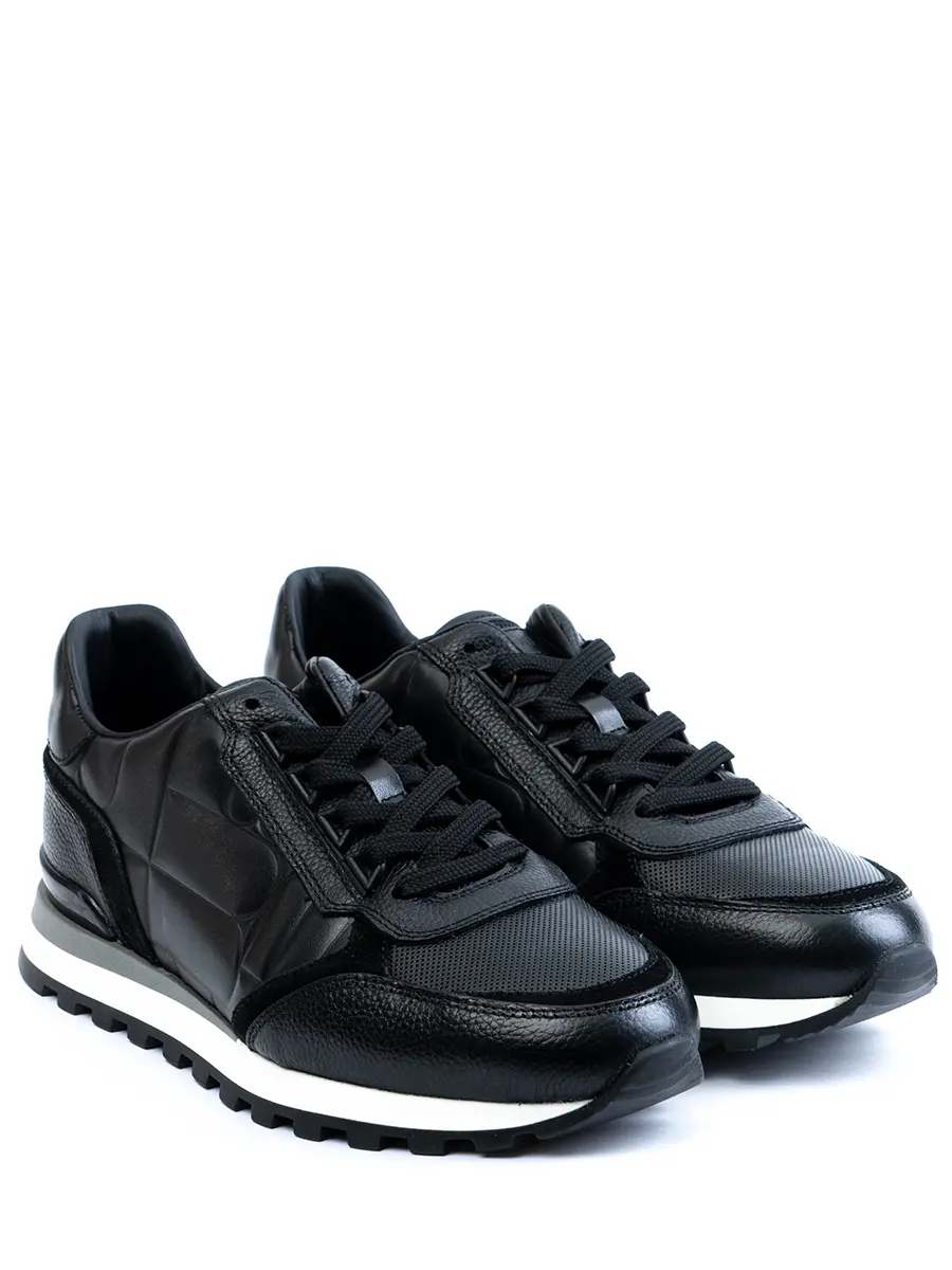 Кроссовки кожаные