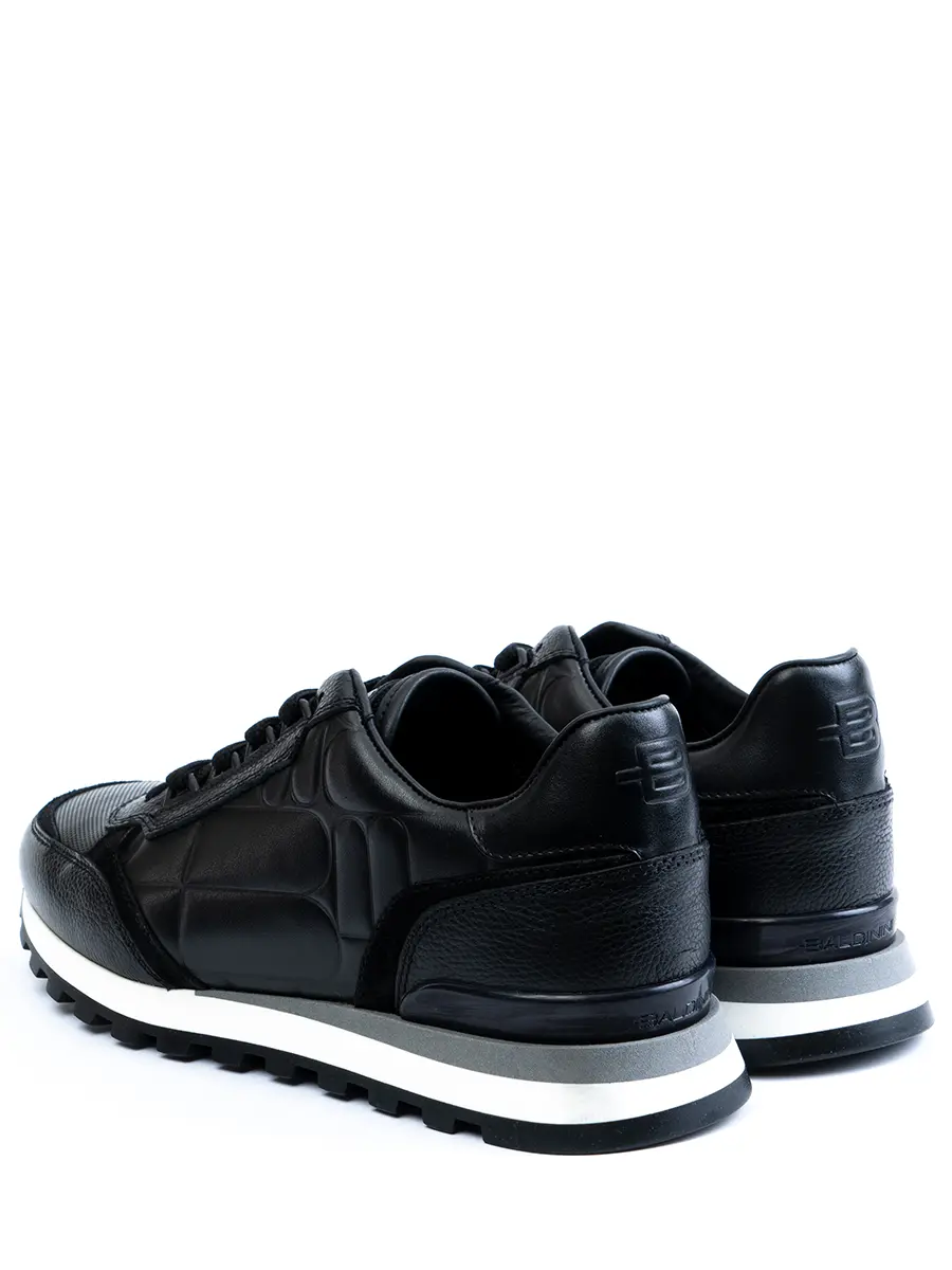 Кроссовки кожаные