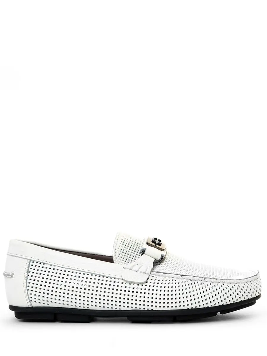 Мокасины кожаные