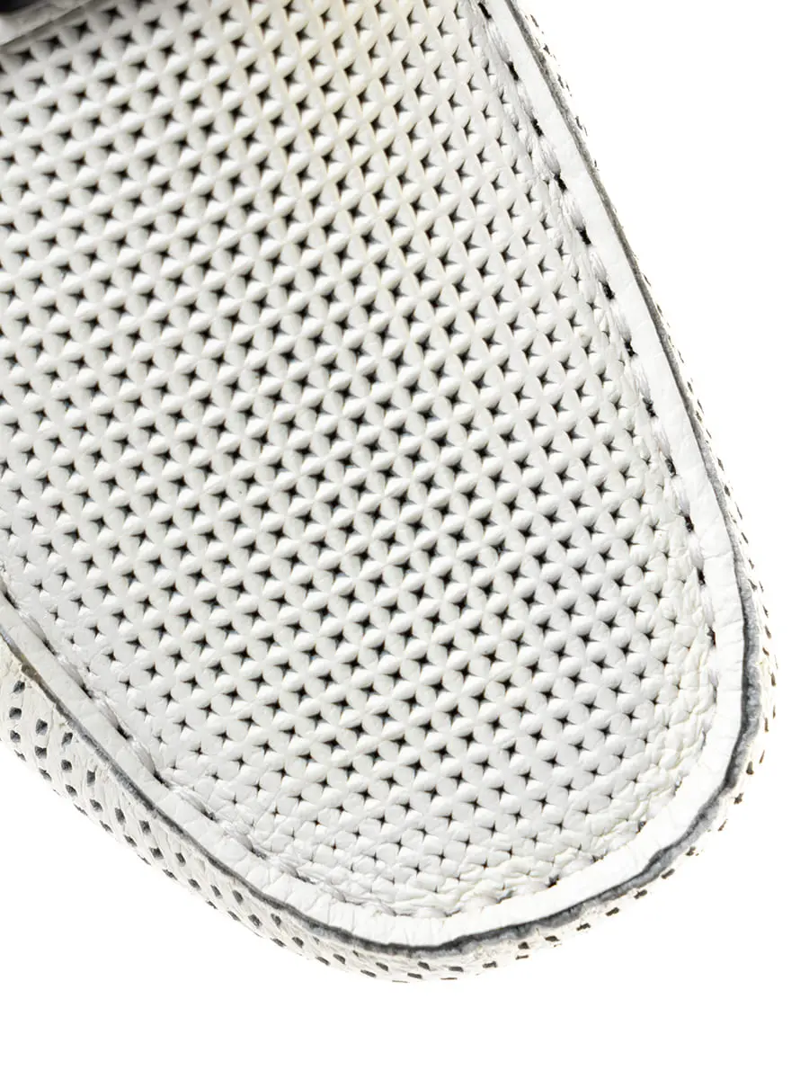 Мокасины кожаные