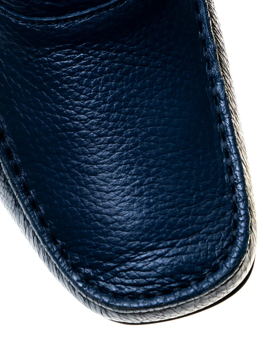 Мокасины кожаные