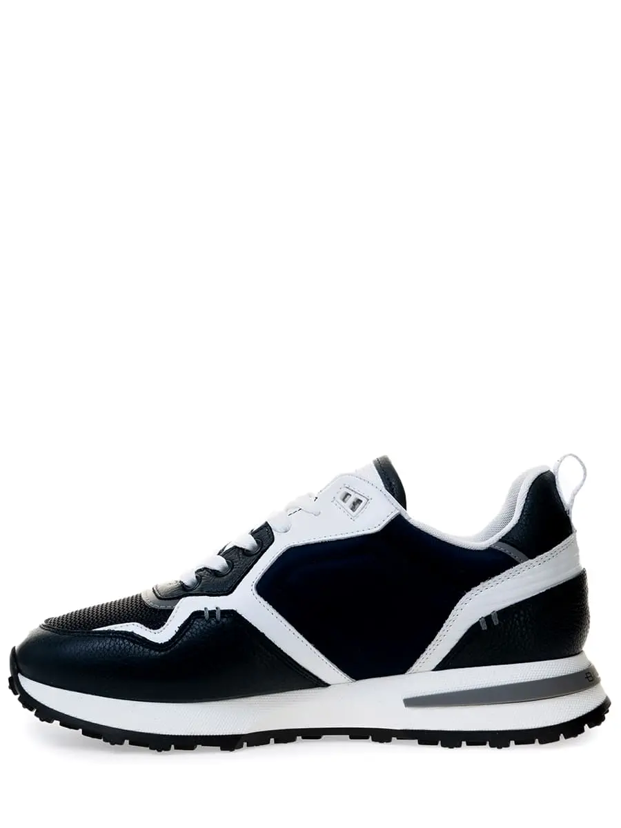 Кроссовки кожаные