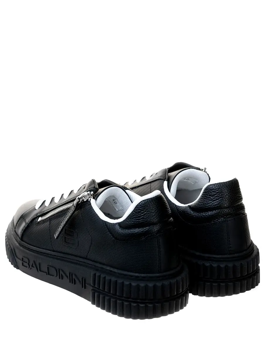 Кроссовки кожаные