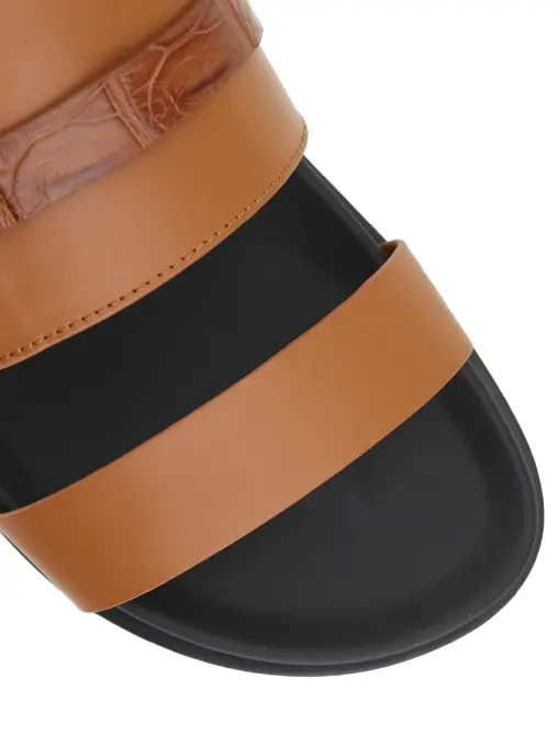 Шлепанцы кожаные BARDINI