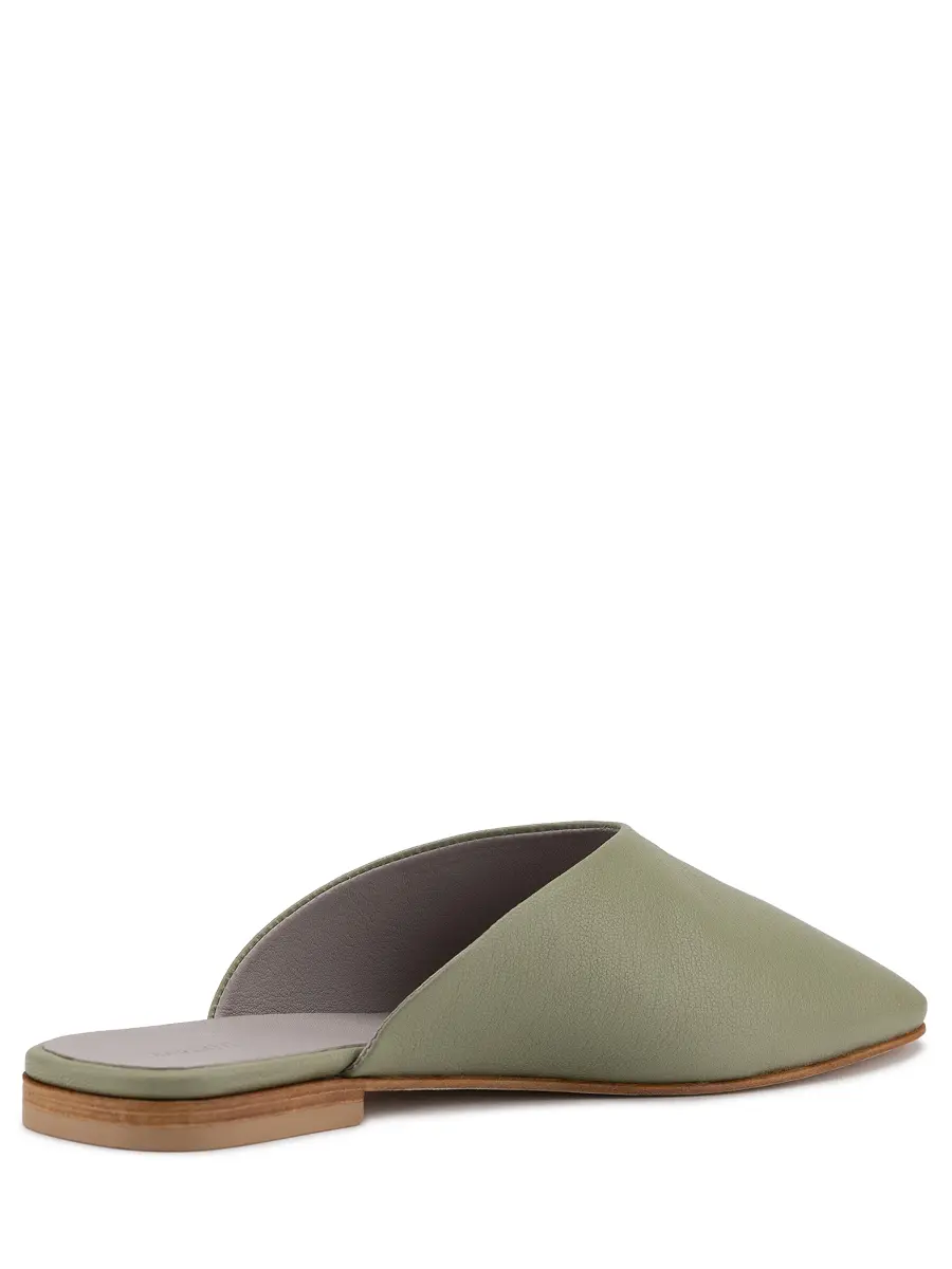 Мюли кожаные