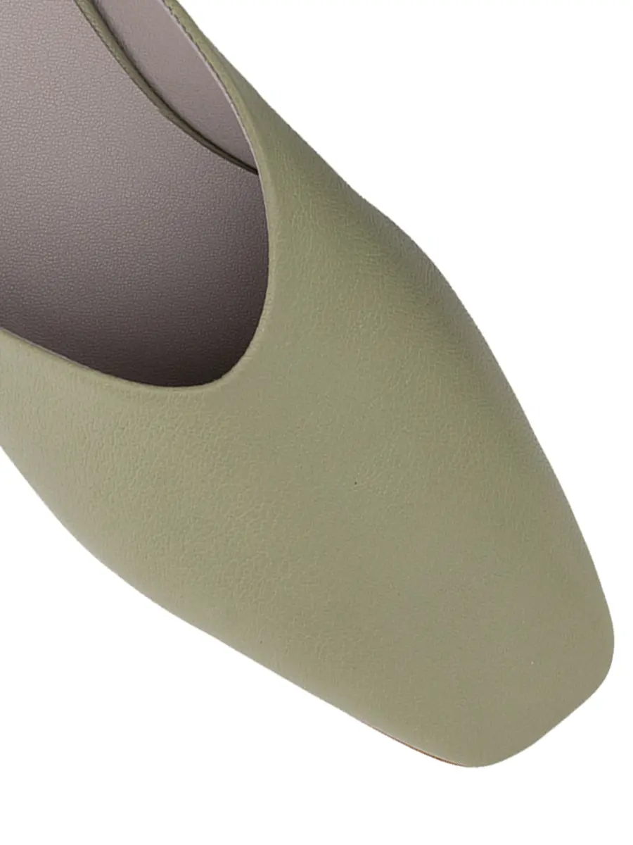 Мюли кожаные