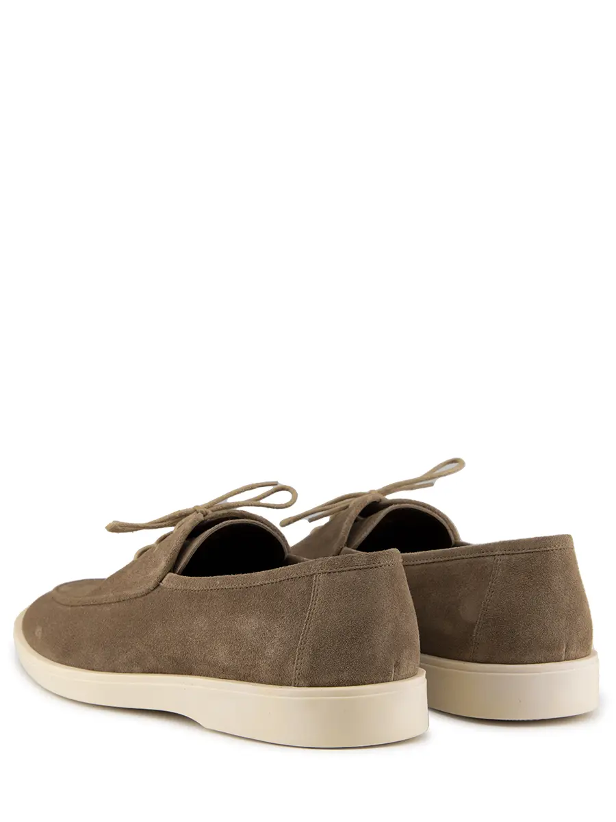 Лоферы замшевые