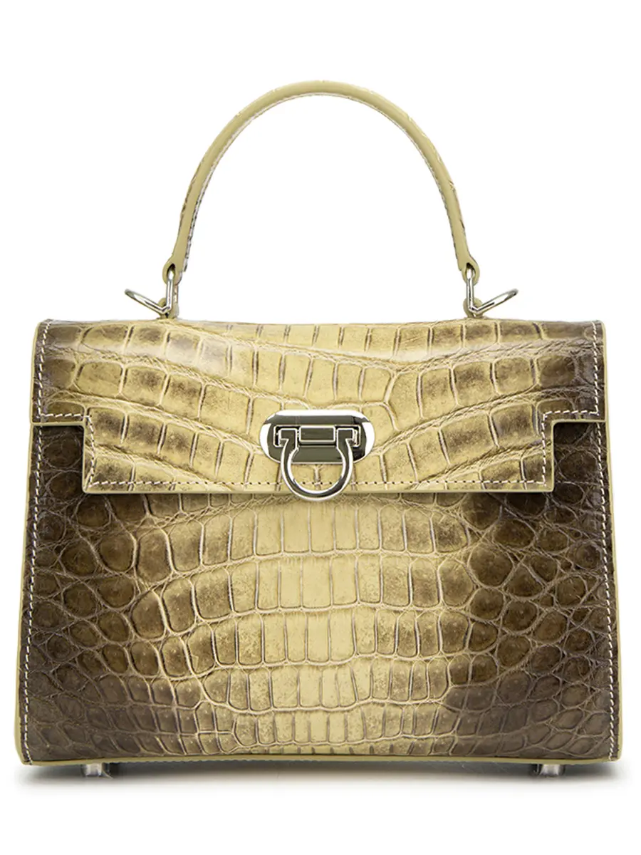 Сумка из кожи крокодила