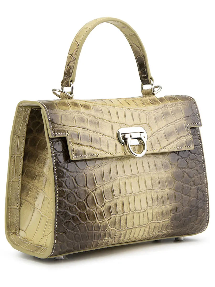 Сумка из кожи крокодила