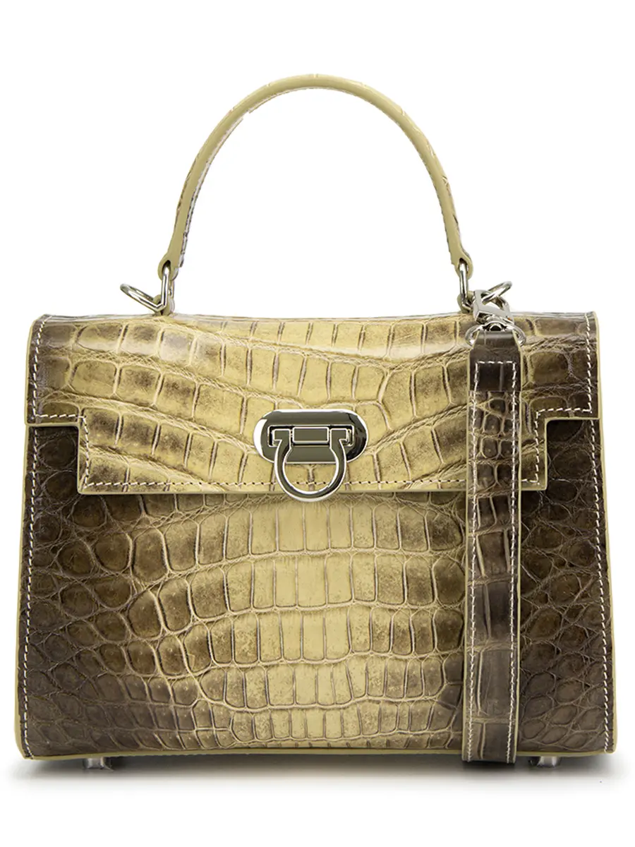 Сумка из кожи крокодила