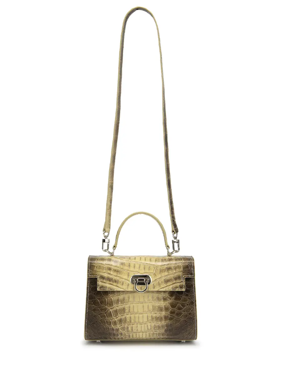 Сумка из кожи крокодила