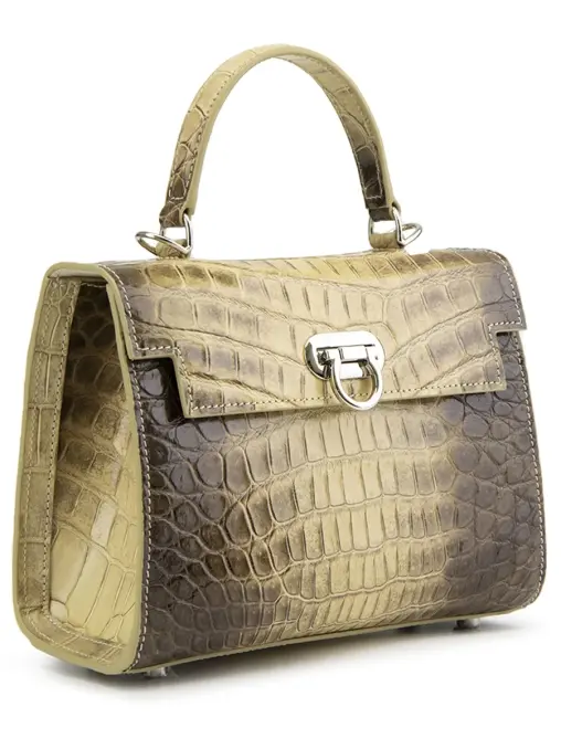Сумка из кожи крокодила BARDINI