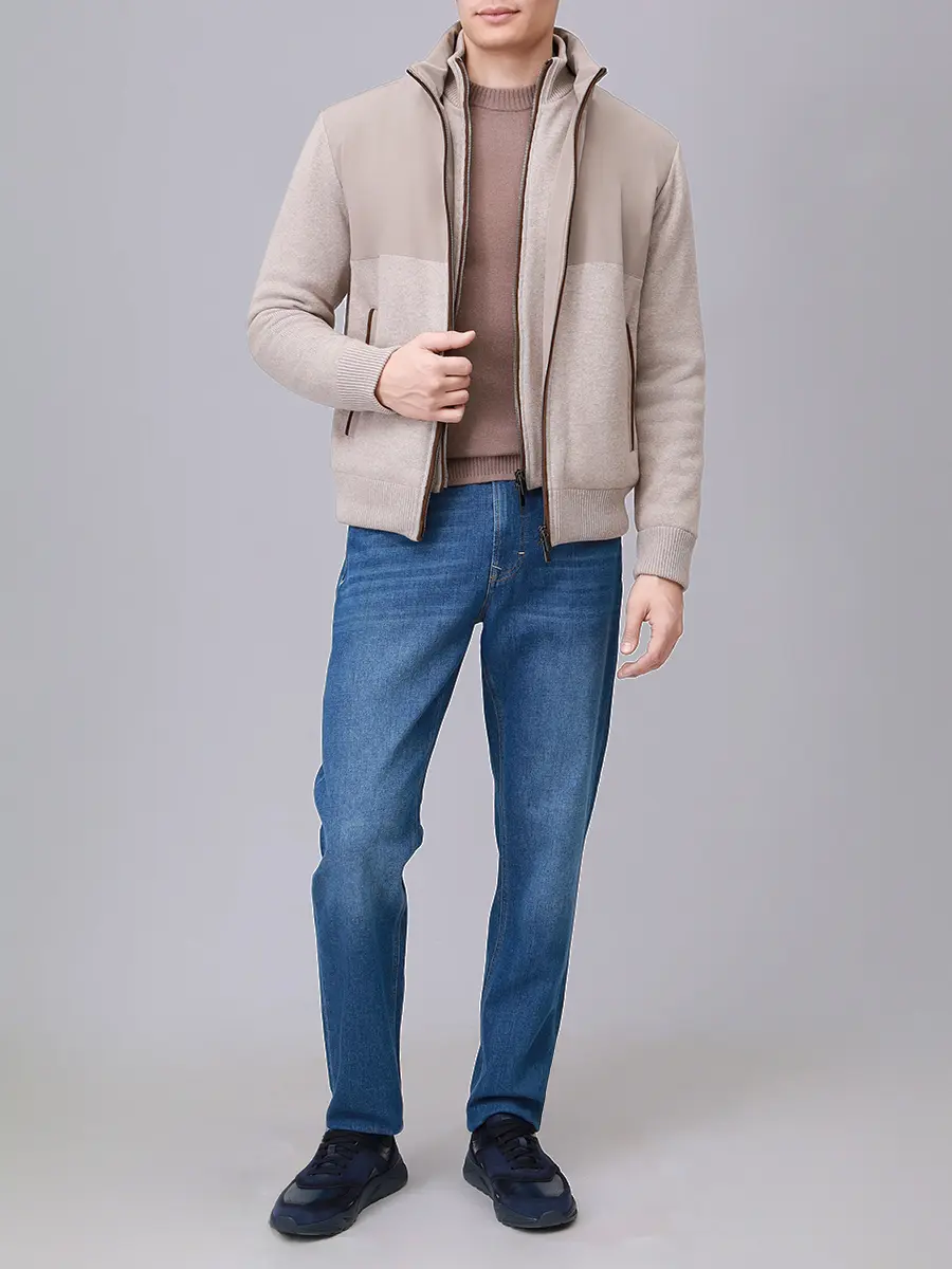 Куртка комбинированная