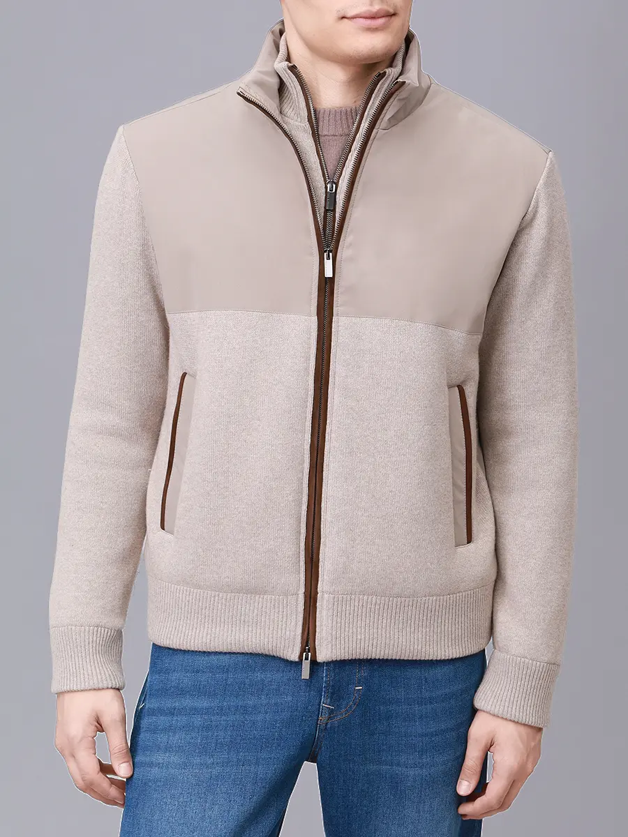 Куртка комбинированная