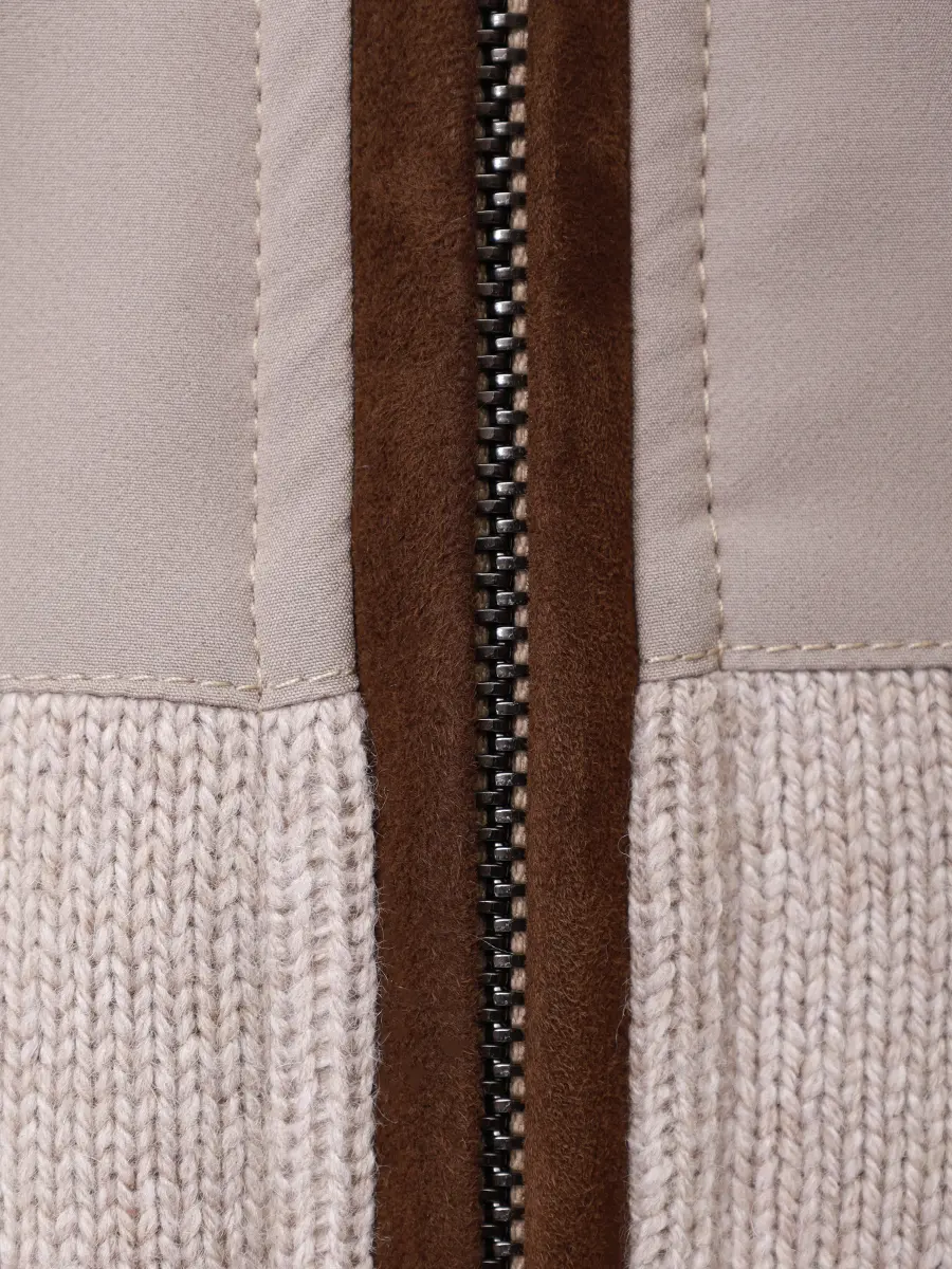 Куртка комбинированная