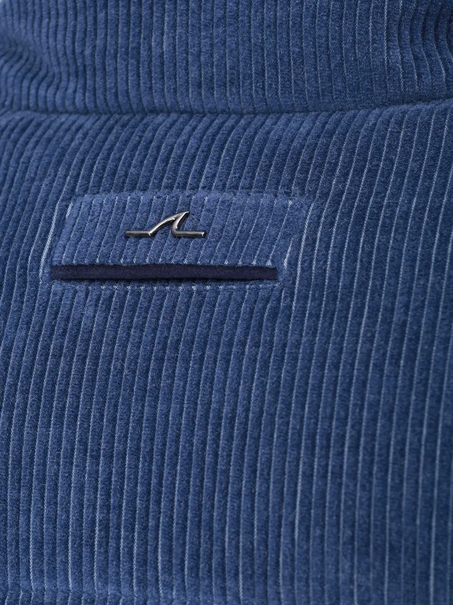 Пуховик вельветовый