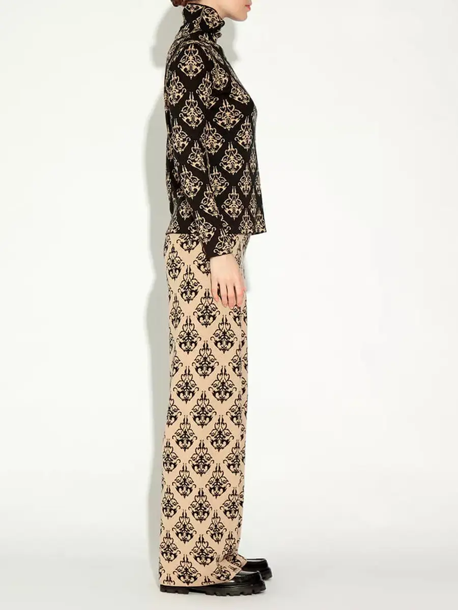 Брюки шелковые