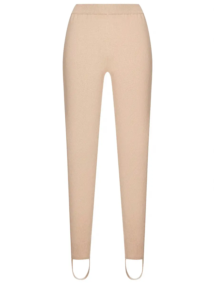 Леггинсы шерстяные со штрипками