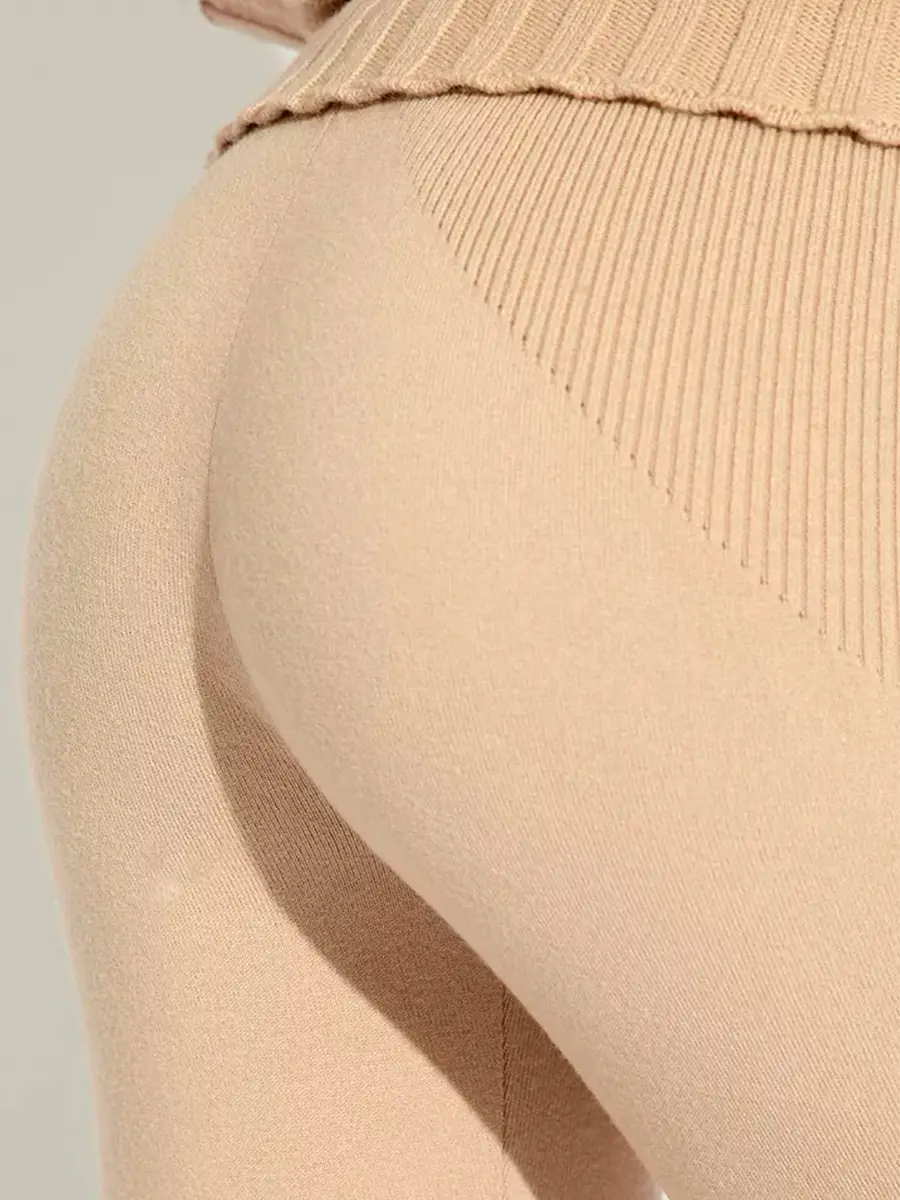 Леггинсы шерстяные со штрипками